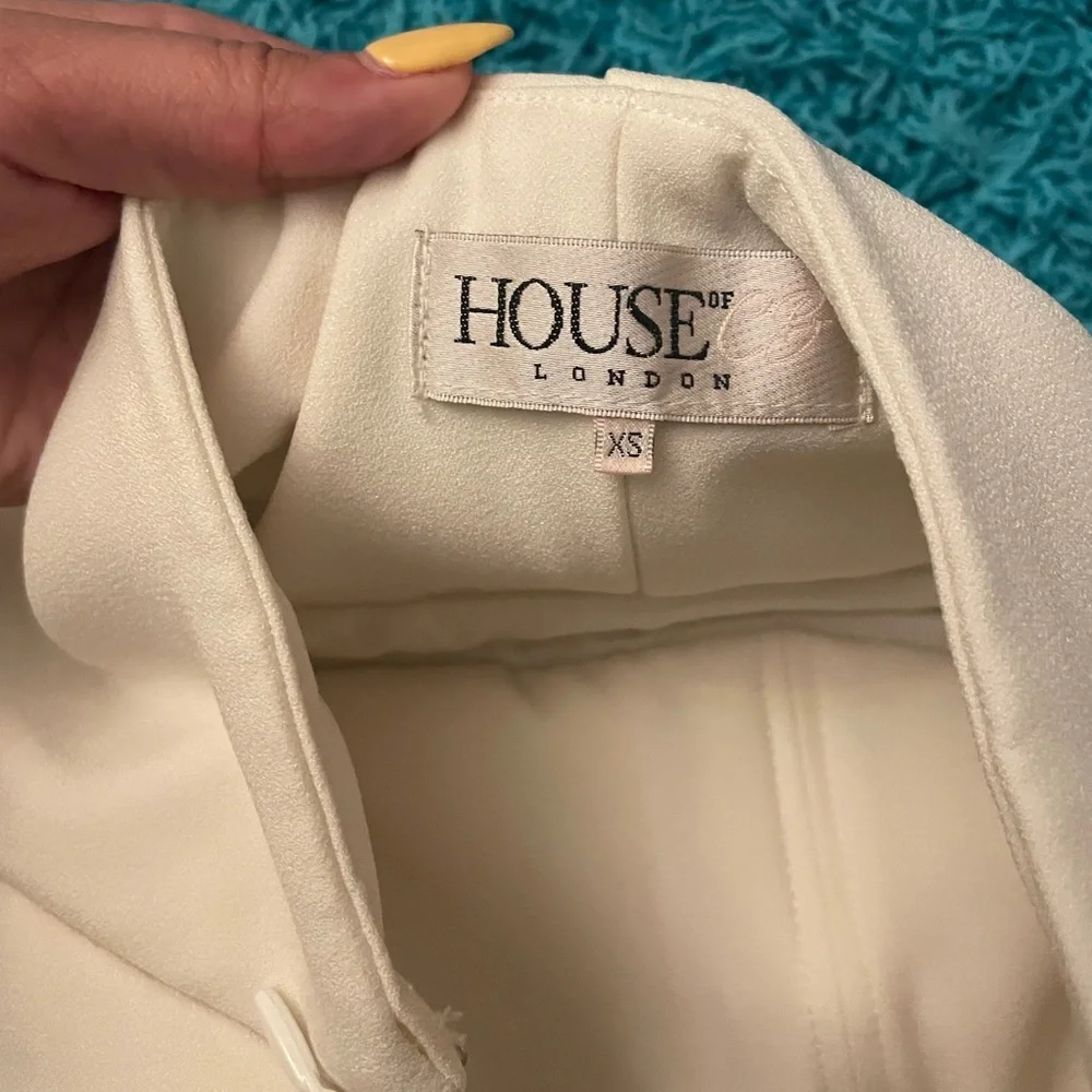 House of CB White Dress for Bridal Shower or Rehearsal Dinner - Picture 2 of 4